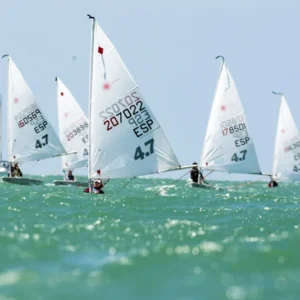 2016 in Bahía de Cadiz, SPAIN - MAY 14: X during Copa de España Laser at Cadiz. (Photo by Jesus DYañez for dymag.es)